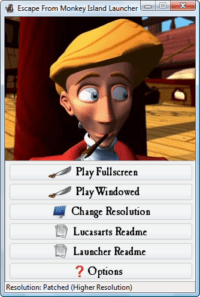 Escape From Monkey Island Launcher